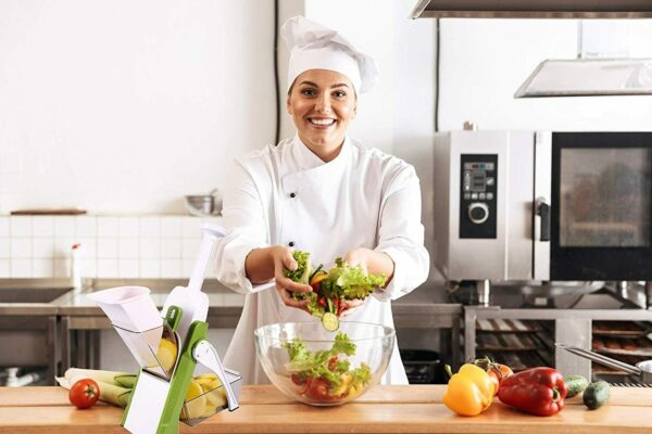 4 In 1 Vegetable Chopper | Cutter | Grater | Shredder |(Random Color)