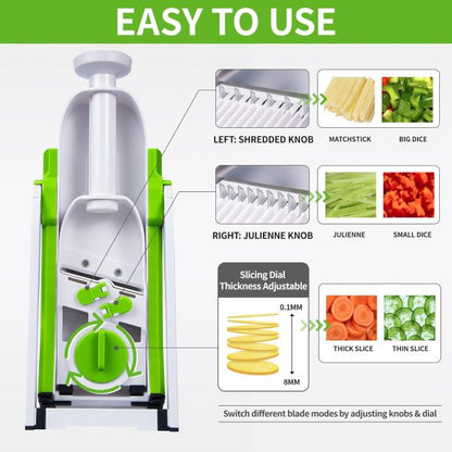 4 In 1 Vegetable Chopper | Cutter | Grater | Shredder |(Random Color)