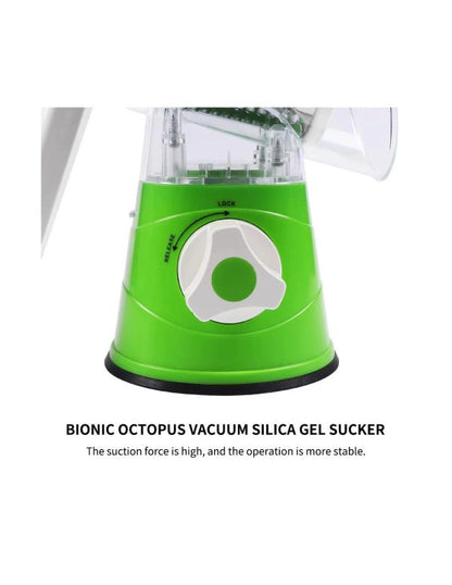 Multi-functional Tabletop Drum Grater | Manual Vegetable Cutter Slicer & Grater | ( Random Color )